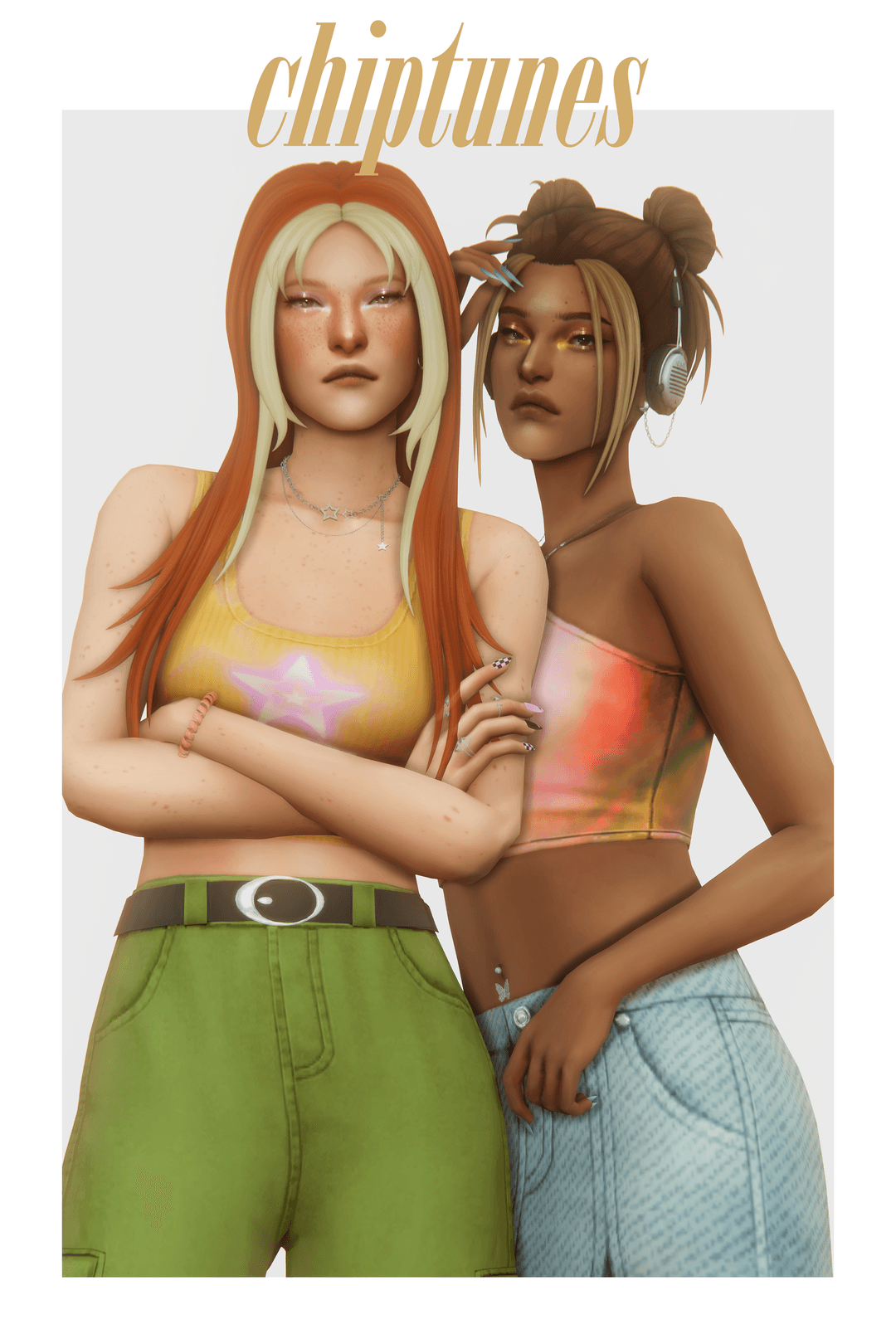 Сет одежды и причесок Chiptunes